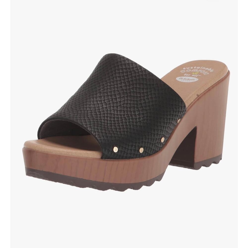 Dr. Scholl's Shoes Women's Wake Up Slide Sandals 6.5 Clog Wedge Comfort Western - Picture 2 of 6